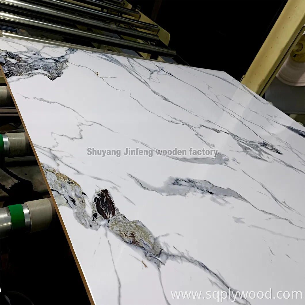 Marble Color UV Sheet High Gloss Pet Coated Melamine MDF